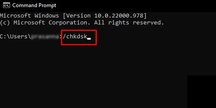 How to Use Command Prompt: Beginner’s Guide 7 chksdk