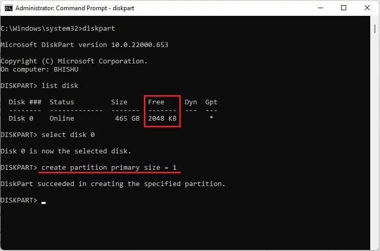 How to Partition a SSD? (Step-By-Step Guide) 50 create-partition-primary-size