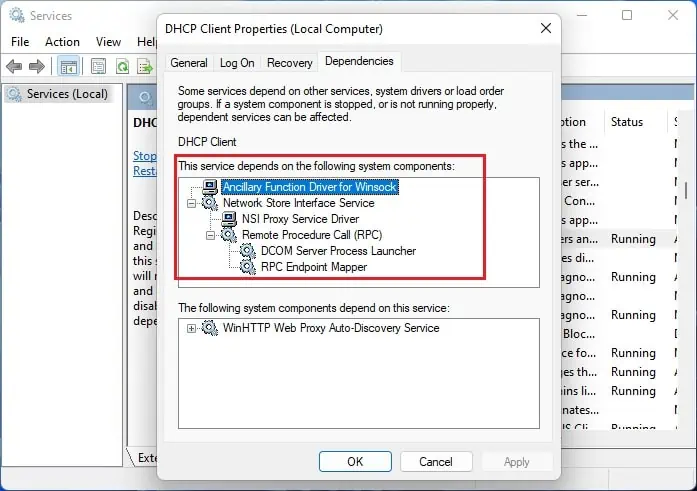 Fix: Windows Could Not Start the DHCP Client Service on Local Computer (12 Possible Ways) 68 dhcp-client-dependent-services