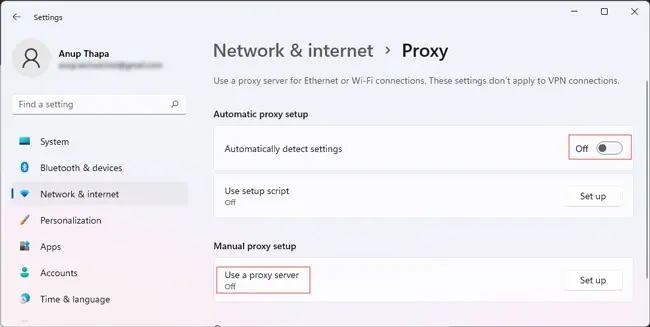 disable-proxy-server