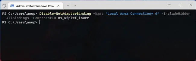 disable-wfp-lightweight-filter