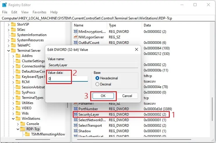 Fixed: The Remote Computer Requires Network Level Authentication Which Your Computer Does Not Support 38 edit-security-layer-value
