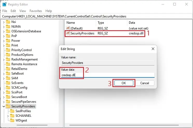 Fixed: The Remote Computer Requires Network Level Authentication Which Your Computer Does Not Support 41 edit-securityproviders-to-credssp-dll