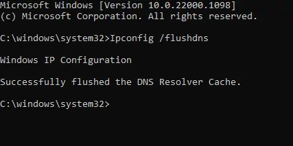 flush-dns-wifi-not-working