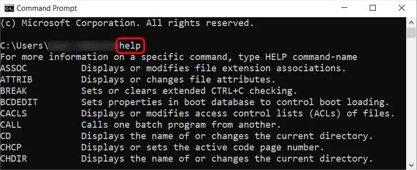How to Use Command Prompt: Beginner’s Guide 6 help-command