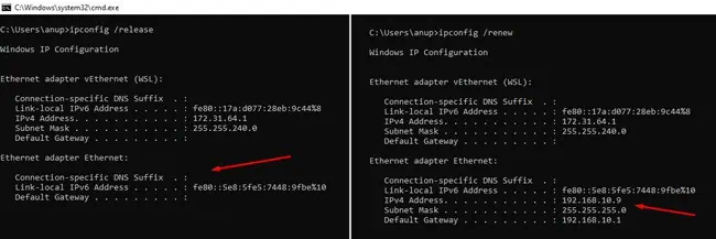 How to Fix “Windows Has Detected An IP Address Conflict” Error 20 ipconfig-release-renew