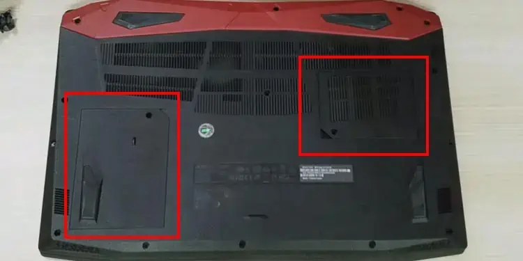 How to Install a Second SSD 12 laptop-back-cover-storage-compartment