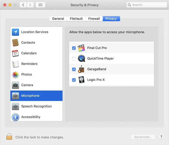Computer Not Detecting Microphone? Try These 10 Fixes 33 microphone-privacy-mac