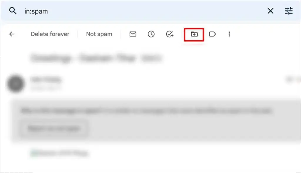 Gmail Messages Are Missing? Try these 9 Ways to Fix It 58 move-to-from-spam-1024x589
