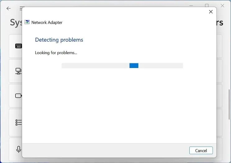 network-adapter-troubleshooter-detecting-problems