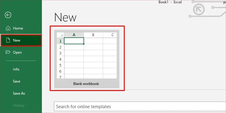 Fix: We Found a Problem with Some Content in Excel 25 new-blank-workbook