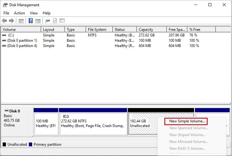 How to Partition a SSD? (Step-By-Step Guide) 38 new-simple-volume-1
