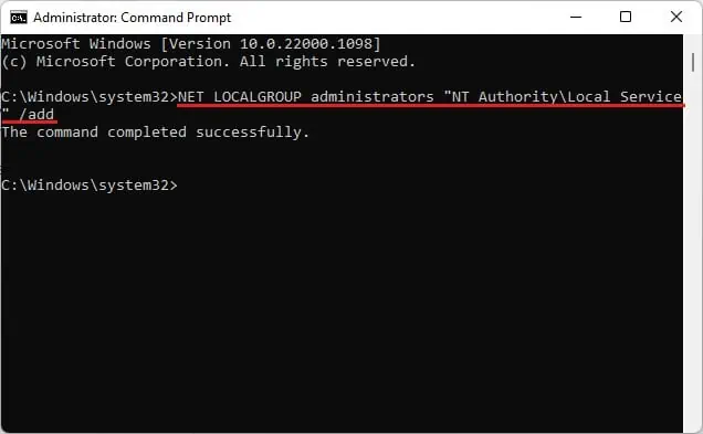 Fix: Windows Could Not Start the DHCP Client Service on Local Computer (12 Possible Ways) 69 nt-authority-local-service