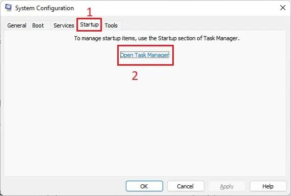 Fix: Windows Could Not Start the DHCP Client Service on Local Computer (12 Possible Ways) 83 open-task-manager-in-startup-tab