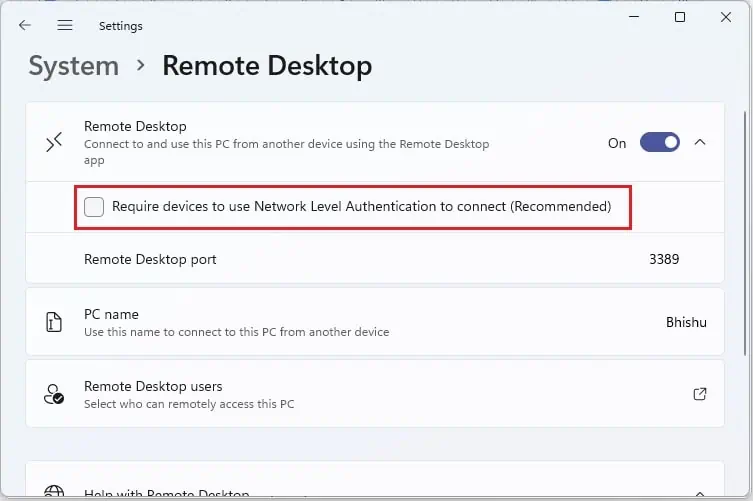 Fixed: The Remote Computer Requires Network Level Authentication Which Your Computer Does Not Support 34 require-devices-to-use-nla-to-connect