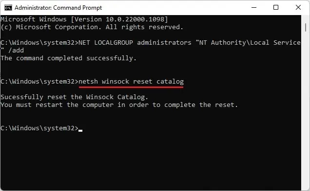 Fix: Windows Could Not Start the DHCP Client Service on Local Computer (12 Possible Ways) 70 reset-winsock-in-cmd