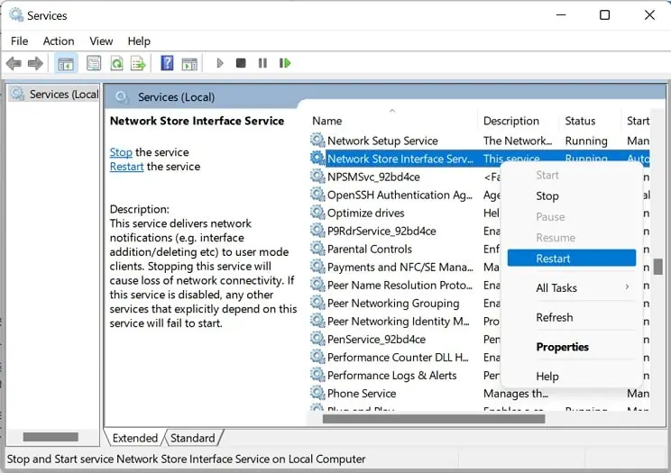 restart-network-store-interface
