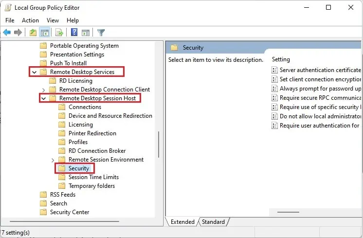 Fixed: The Remote Computer Requires Network Level Authentication Which Your Computer Does Not Support 35 security-in-remote-desktop-session-host