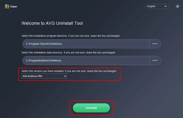 AVG Won’t Uninstall? Here’s how to fix it 13 select-antivirus-app-avg-clear