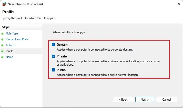 Fix: Windows Could Not Start the DHCP Client Service on Local Computer (12 Possible Ways) 80 select-domain-private-public