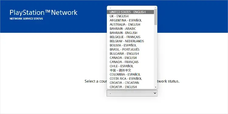 PlayStation Store Won't Load? Here’s How To Fix It 75 select-the-drop-down