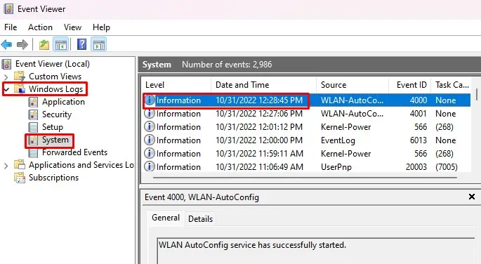 How to Fix Windows Could Not Start The Service on Local Computer Error 32 system-event-log