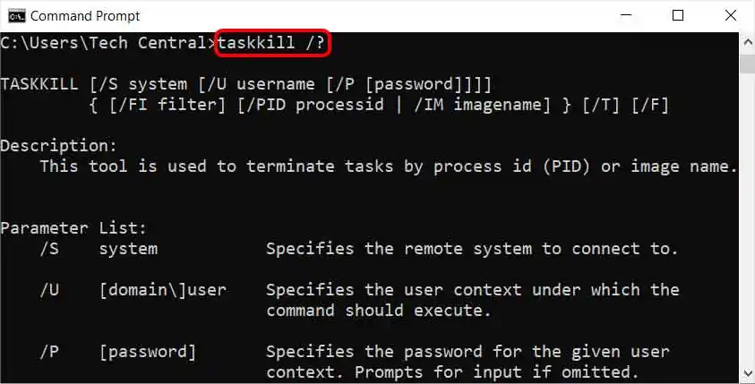 How to Use Command Prompt: Beginner’s Guide 12 taskkill