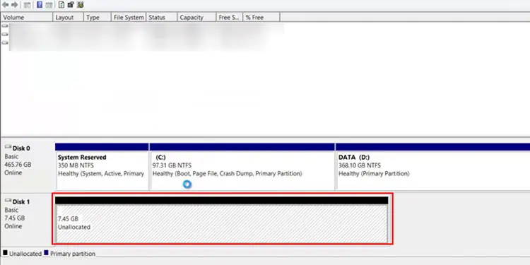 unallocated-disk-space