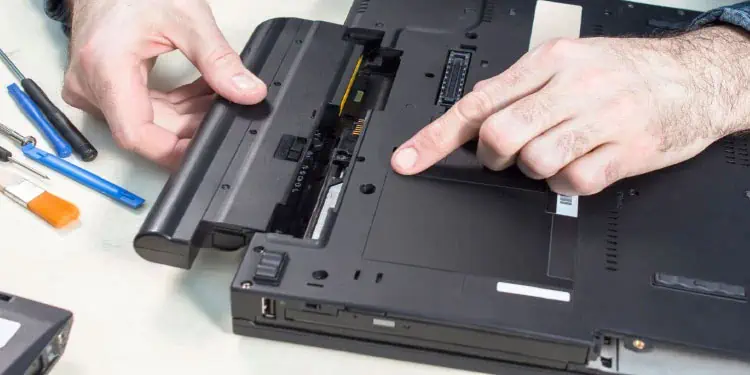 How to Install a Second SSD 11 unscrew-remove-laptop-battery