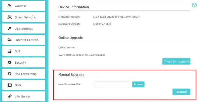 How to Fix “Windows Has Detected An IP Address Conflict” Error 26 upload-router-firmware-file