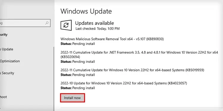 MSI Dragon Center Not Working? 7 Ways to Fix it 22 Click-Install-Now-if-updates-are-available.4-1