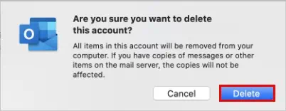 How to Sign Out of Outlook App 6 Confirm-Delete-Outlook-Account-Mac