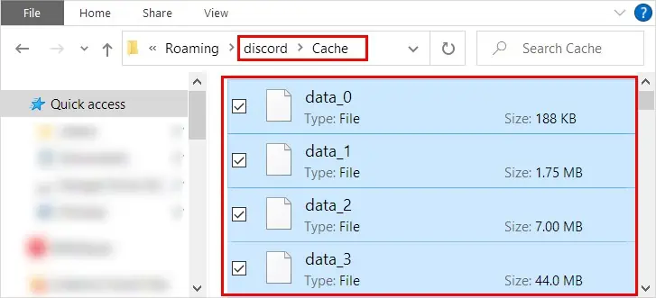 Fix: Discord Stuck at “Checking for Updates” 23 Delete-Discord-cache-Windows