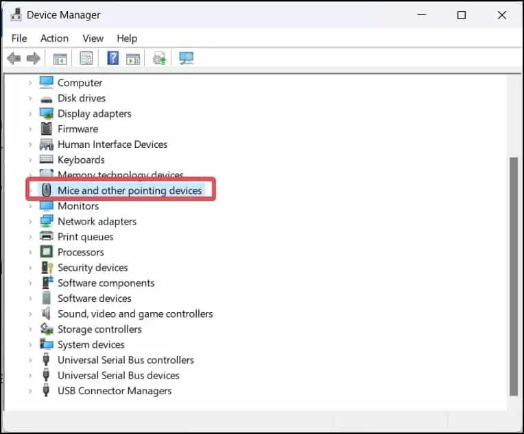 Mouse Keeps Freezing on Windows? How to Fix it 7 Device-manager-mice-and-pointer