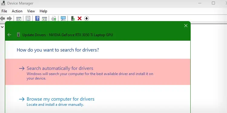 MSI Dragon Center Not Working? 7 Ways to Fix it 18 Go-with-Search-automatically-for-drivers-and-Windows-will-automatically
