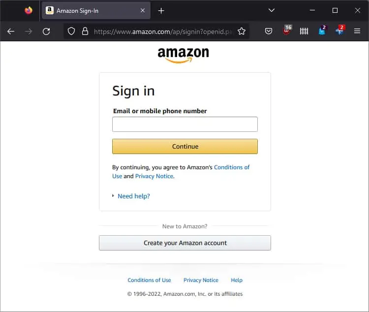 How to Reset an Amazon Fire Tablet 11 Log-in-to-your-account