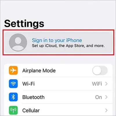 How to Fix “Find My Unavailable. Unable to Connect to Server” Error? 6 Login-SignIn-Apple-ID-iPhone
