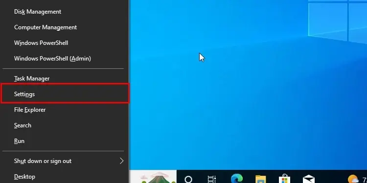 MSI Dragon Center Not Working? 7 Ways to Fix it 19 Press-the-Windows-Key-X-and-then-click-the-Settings-option.-1