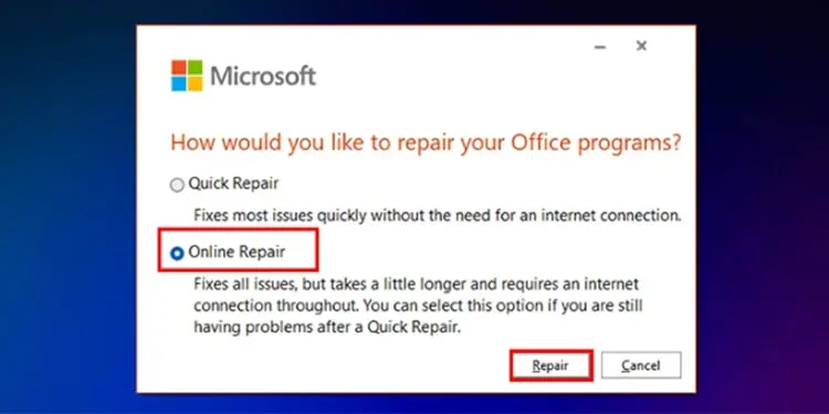 Outlook Links Not Working? Here’s How to Fix it 11 Repair-Office-1