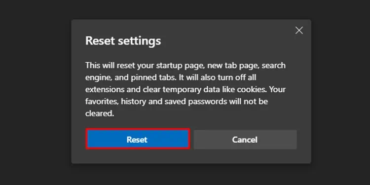 Outlook Links Not Working? Here’s How to Fix it 4 Reset-edge
