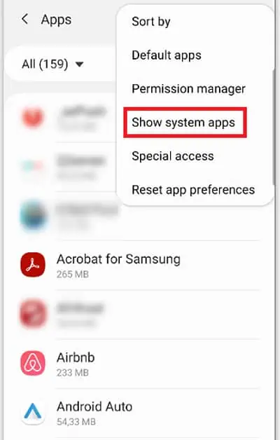 WiFi Calling Notification Keeps Popping Up? Here’s How to Fix It 25 Tap-on-show-system-apps