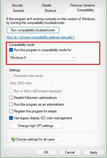 MSI Dragon Center Not Working? 7 Ways to Fix it 7 Tick-the-checkbox-for-Run-this-program-as-an-administrator.