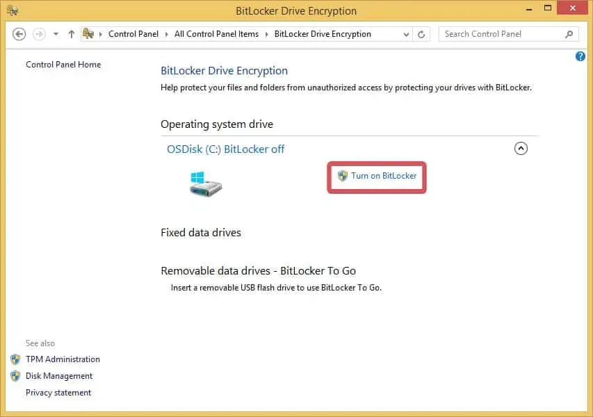 Turn-On-Bitlocker-from-control-Panel