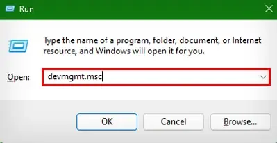 MSI Dragon Center Not Working? 7 Ways to Fix it 15 Type-deyungmtnsc-and-hit-Enter-to-open-Device-Manager.