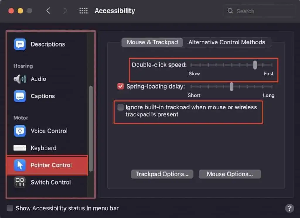 MacBook Trackpad Not Clicking? Try These Fixes 4 accessibility-settings-1024x745