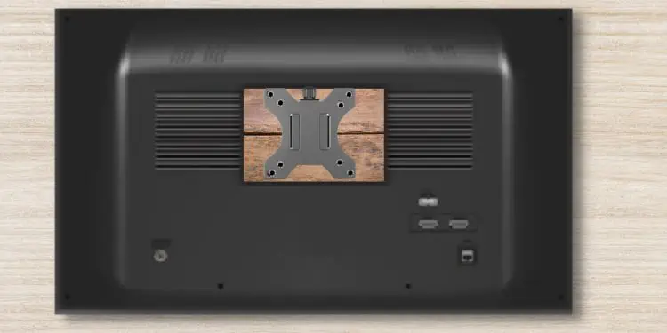 How to Mount a Monitor Without Holes 31 attach-vesa-adapter-to-the-wood