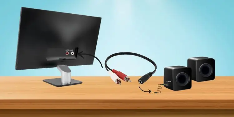 How to Connect Speakers to Monitor (5 Effective Ways) 18 aux-to-rca-adapter