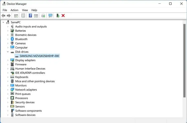How to Check SSD or HDD in Laptop (4 Possible Ways) 12 check-model-number-in-device-manager