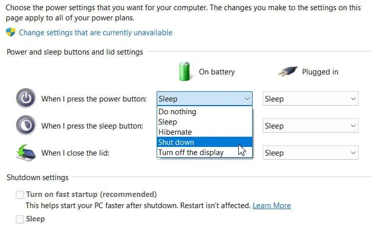 9 Ways to Fix if Laptop Won’t Shutdown on Windows 2 choose-shutdown