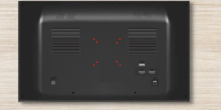 How to Mount a Monitor Without Holes 23 clear-vesa-marks